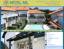 Tablet Screenshot of hotel-motel-mil.com
